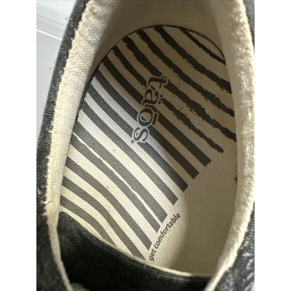 Taos Mens Starsky Sneakers Shoes Lace Up Gray Fabric Casual Size 10 - Picture 13 of 15